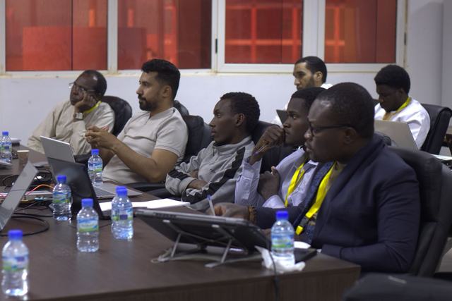 Participants during a lecture