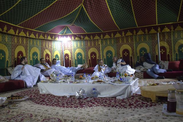 La tente du second dîner de gala