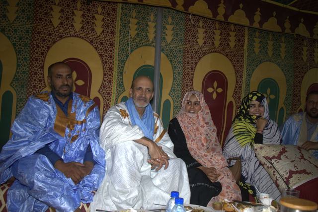Convives réunis lors du second dîner de gala